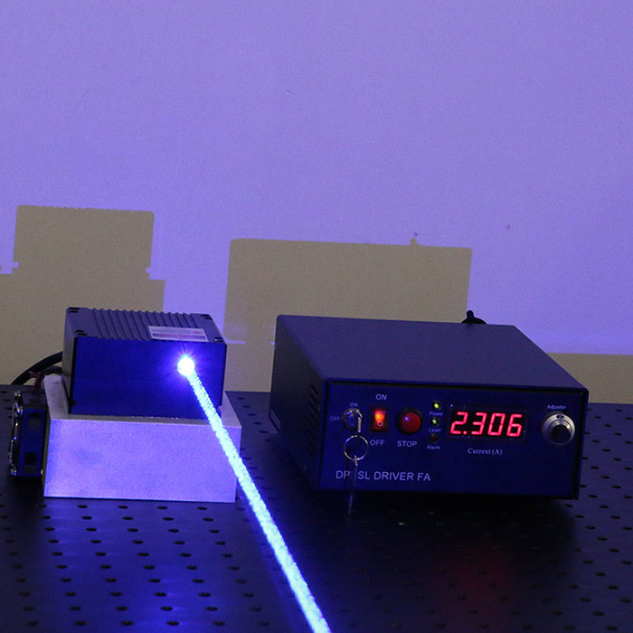 467nm 4.5W High Power Semiconductor Laser Blue Laser Beam